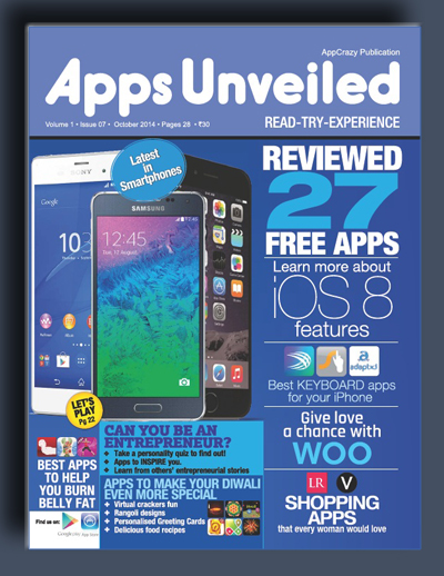 مجله ی Apps Unveiled – اکتبر 2014