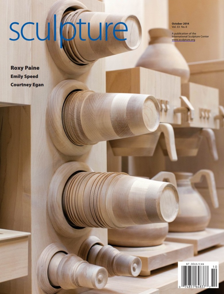 Sculpture Magazine October 2014.