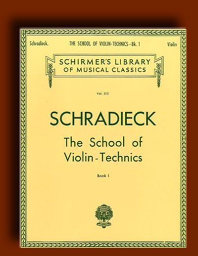 آموزش تکنیک های ویولن مدرسه Schradieck – کتاب اول